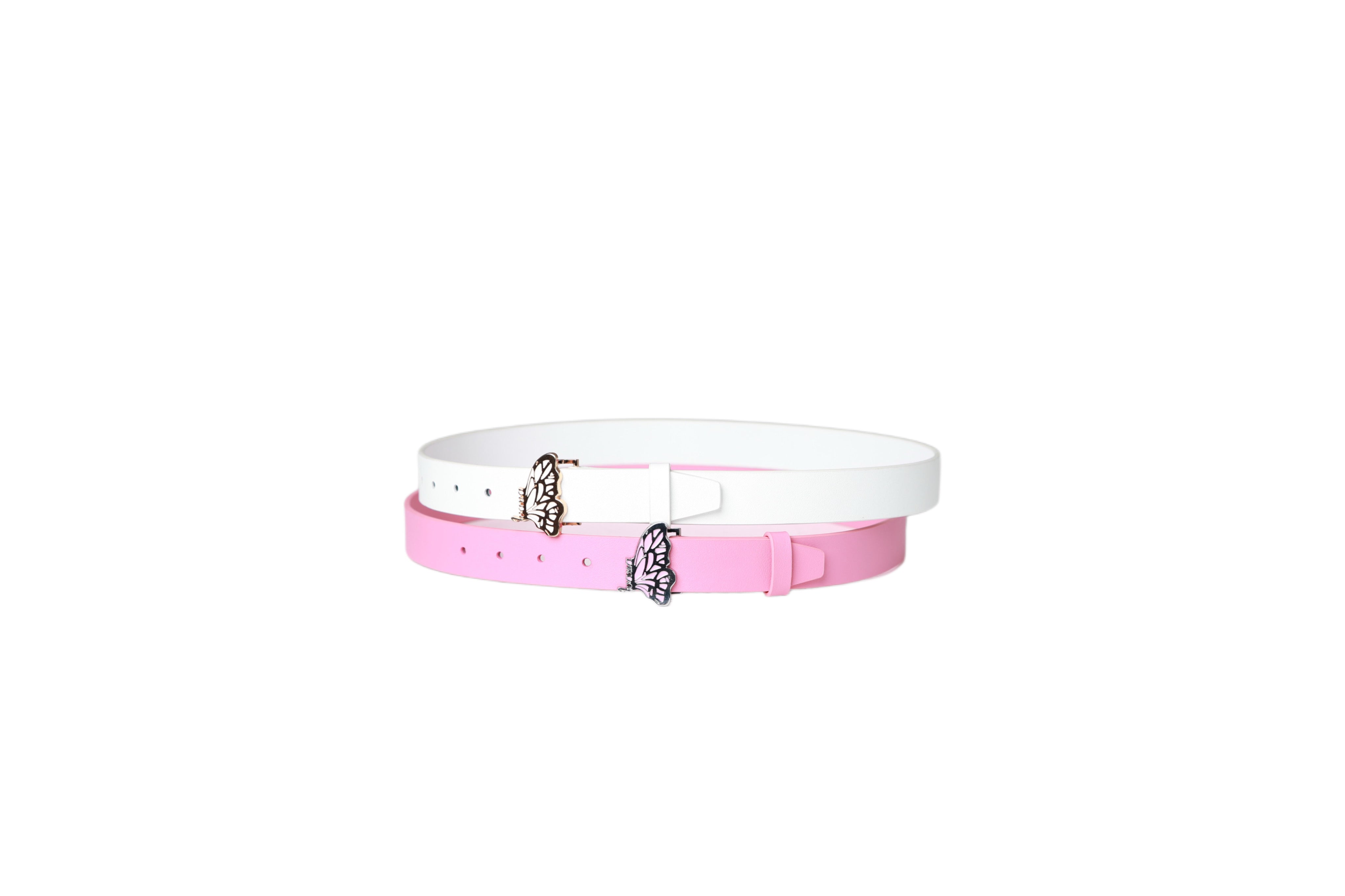 White Logo Belt