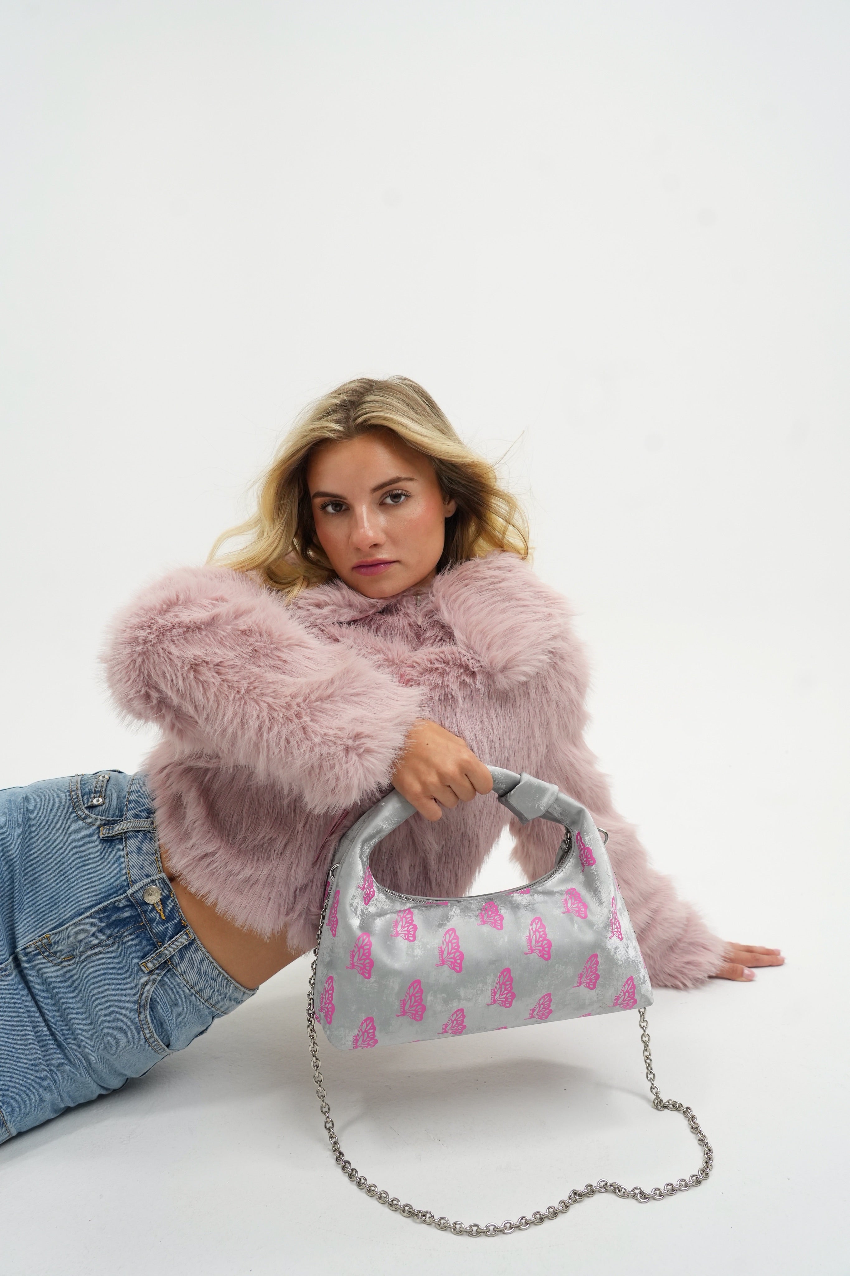 Silver Lunaris Shoulder Bag