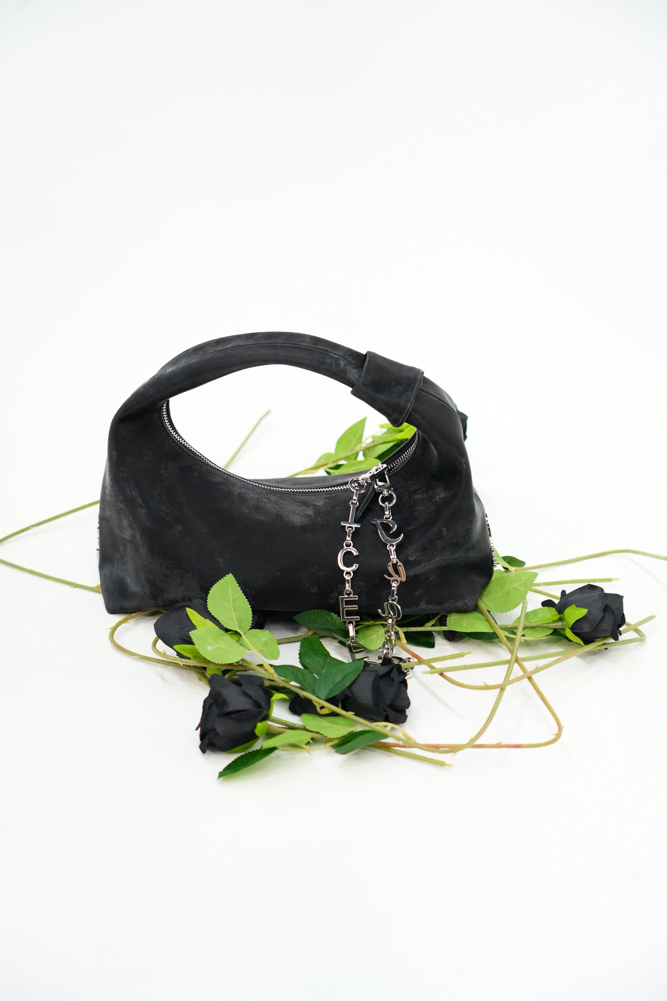 Black Swallowtail Shoulder Bag
