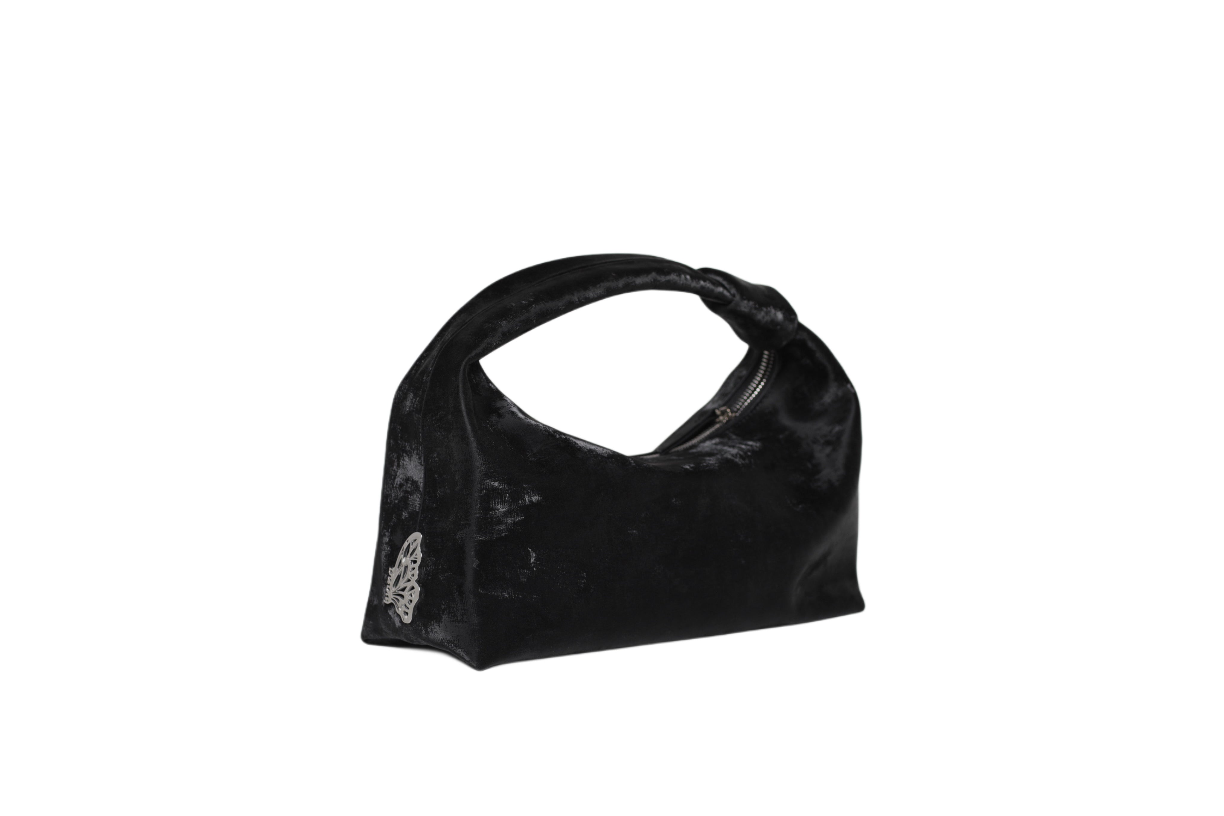 Black Swallowtail Shoulder Bag